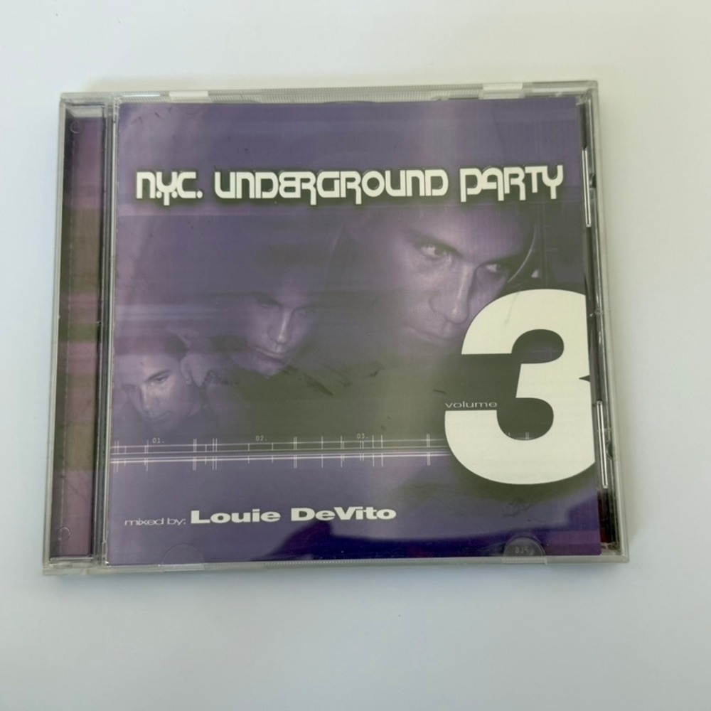 Louie DeVito NYC Underground Party Volume 3 CD 2000 Dance Trance Mix Excellent